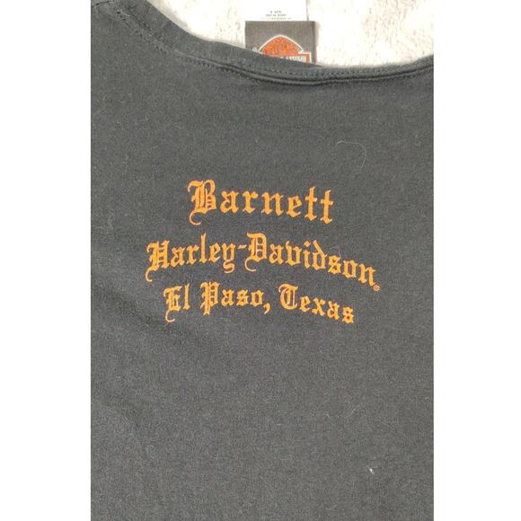 Harley Davidson T-Shirt Womens Size Small Long Sleeve El Paso Texas Vintage - Picture 9 of 9